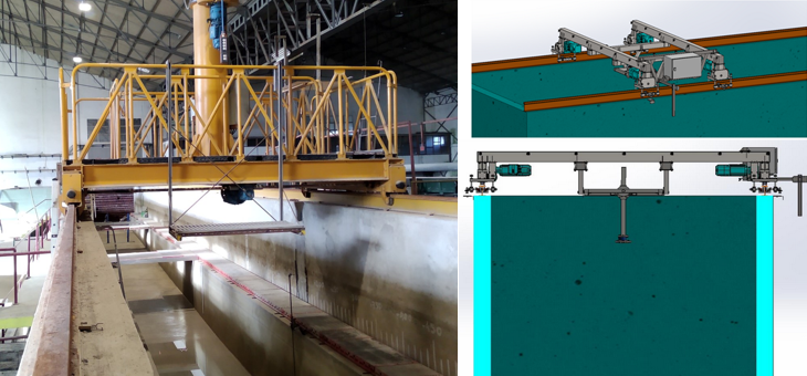 CEHCOI2 – Set up of the Irregular Wave Channel 2 for Hydrodynamic Performance Tests