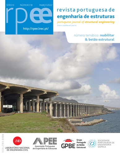 Número 18 da série III da rpee – Revista Portuguesa de Engenharia de Estruturas